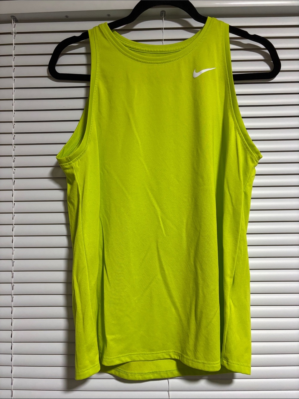 Nike Neon Lime Performance Tank - Bright Yellow-Green